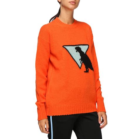 orange prada sweater|prada sweater.